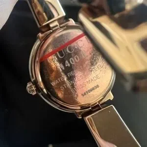Gucci | Accessories | Gucci Petite Ssteel White Dial Gold  display picture 3